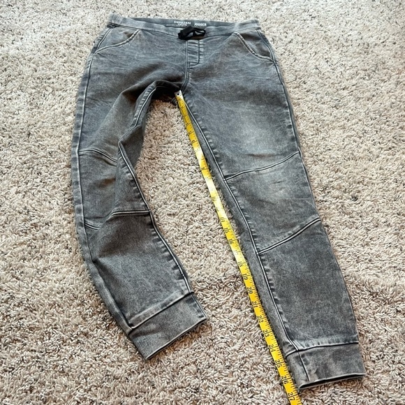 Levi’s Denizen Joggers Pull On Gray Stretch High Rise Jeans Pants Juniors Sz 9 - Picture 4 of 11